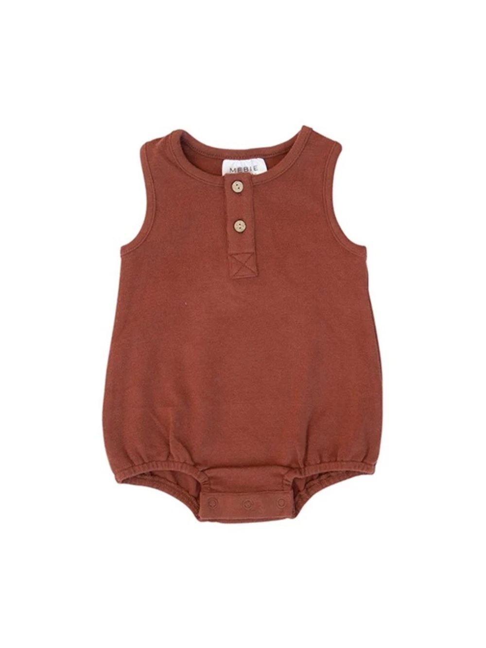Mebie Baby Rust Bubble Romper 18M
